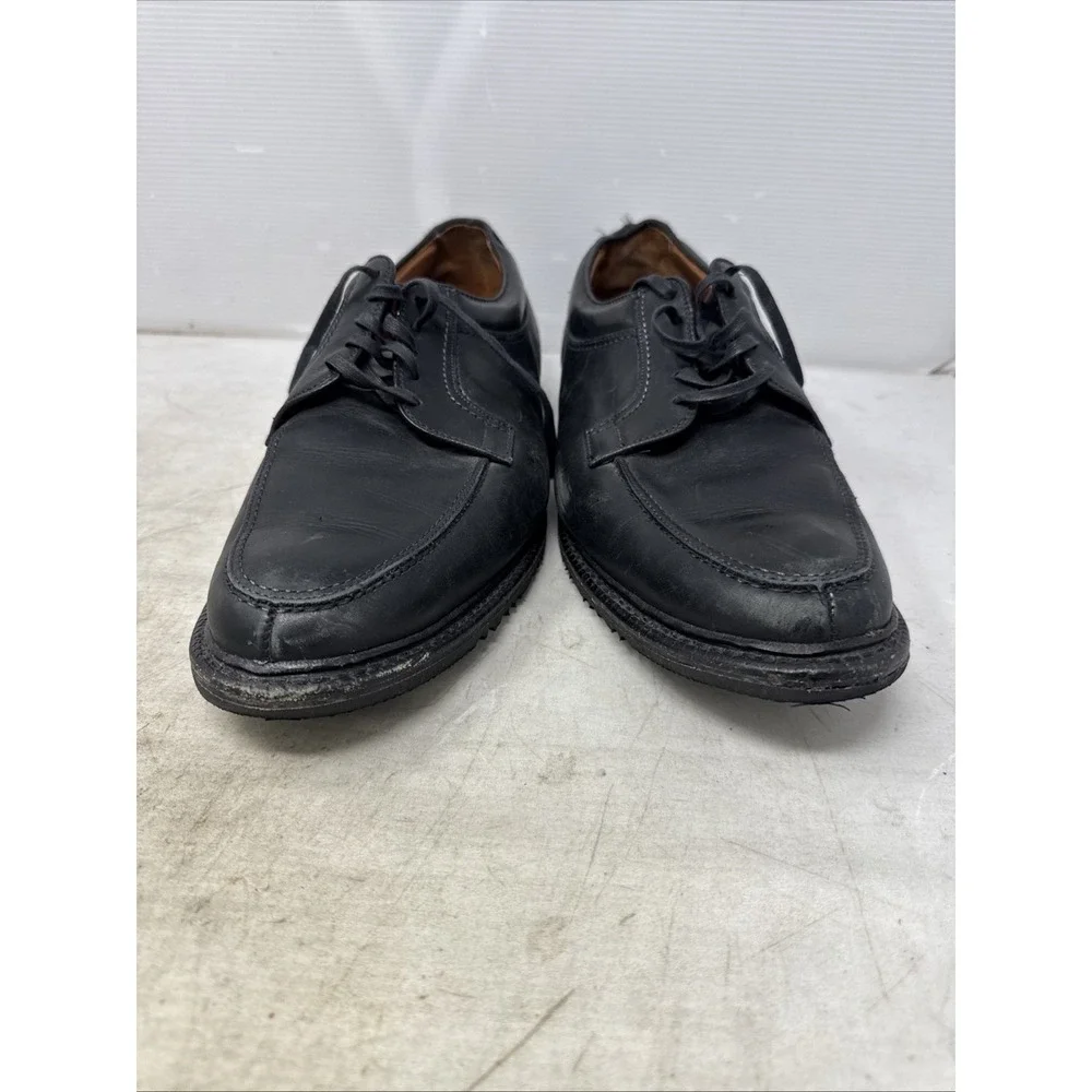 Allen Edmonds Wilbert Shoes Men's 13D Split toe Black Leather Dress Shoes Flaws*